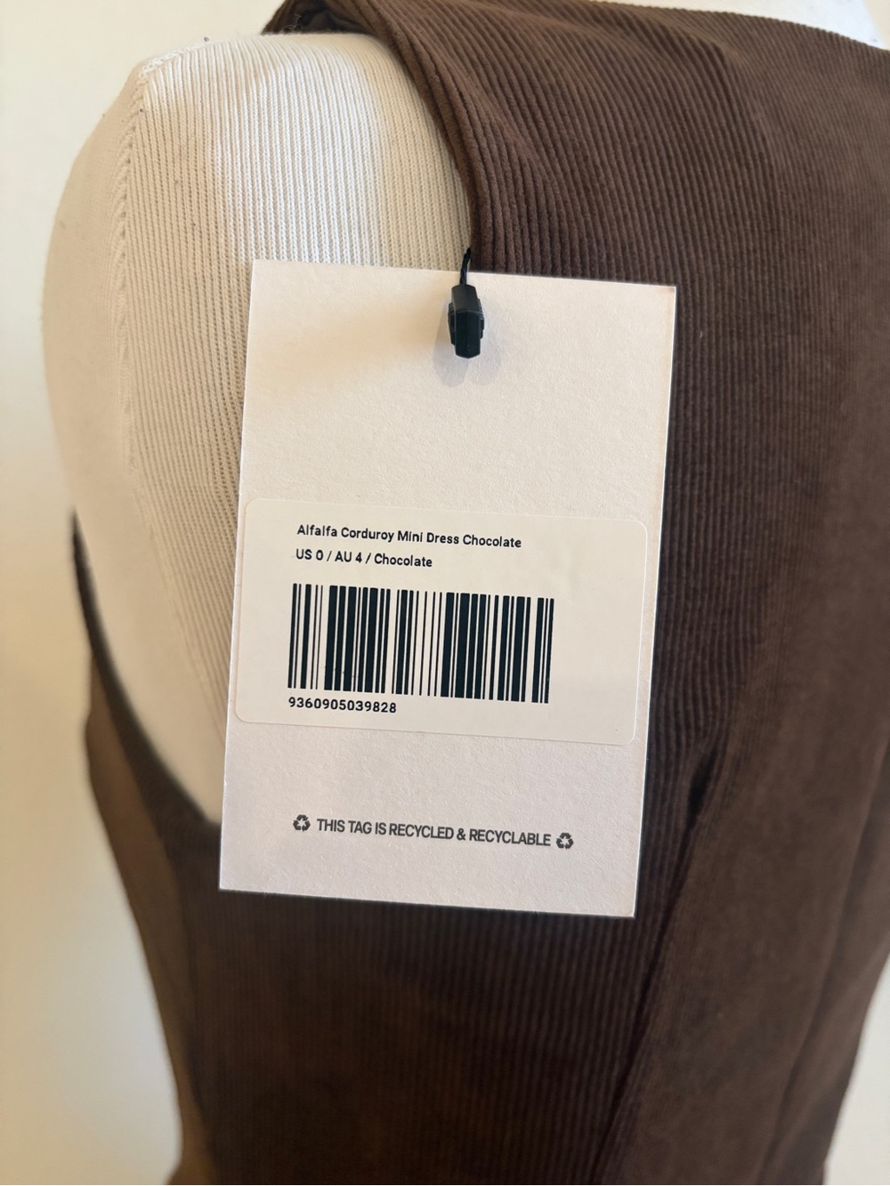 Princess Polly Alfalfa Chocolate Brown Sleeveless Tie-Back Mini Dress - Picture 6 of 9